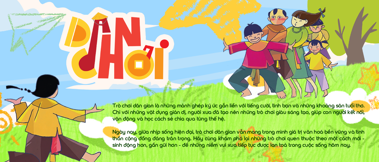 Banner trò chơi dân gian